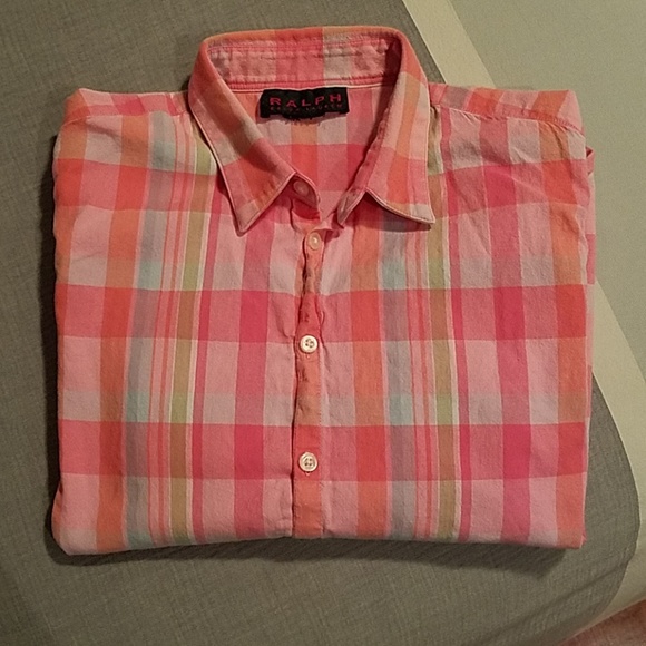 🎉HP 9/28/25🎉 Ralph Lauren Cotton Button Down Shirt - Picture 1 of 3